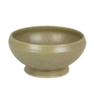 McCoy Pottery Elegant Matte Green Ceramic Planter Bowl Floraline Series #460-0